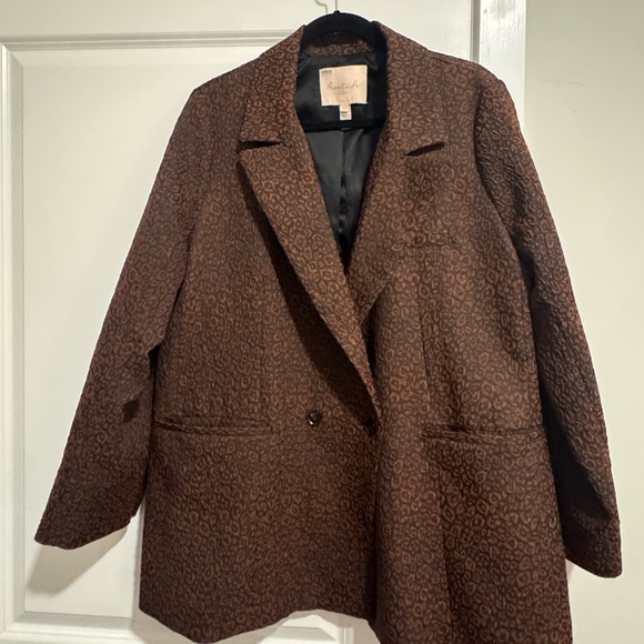 Hutch Dark Brown Patterned Blazer - Picture 4 of 8